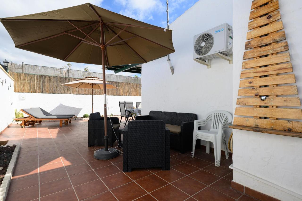 Private Chill-Out Terrace Bungalow - Pool San Bartolomé Buitenkant foto