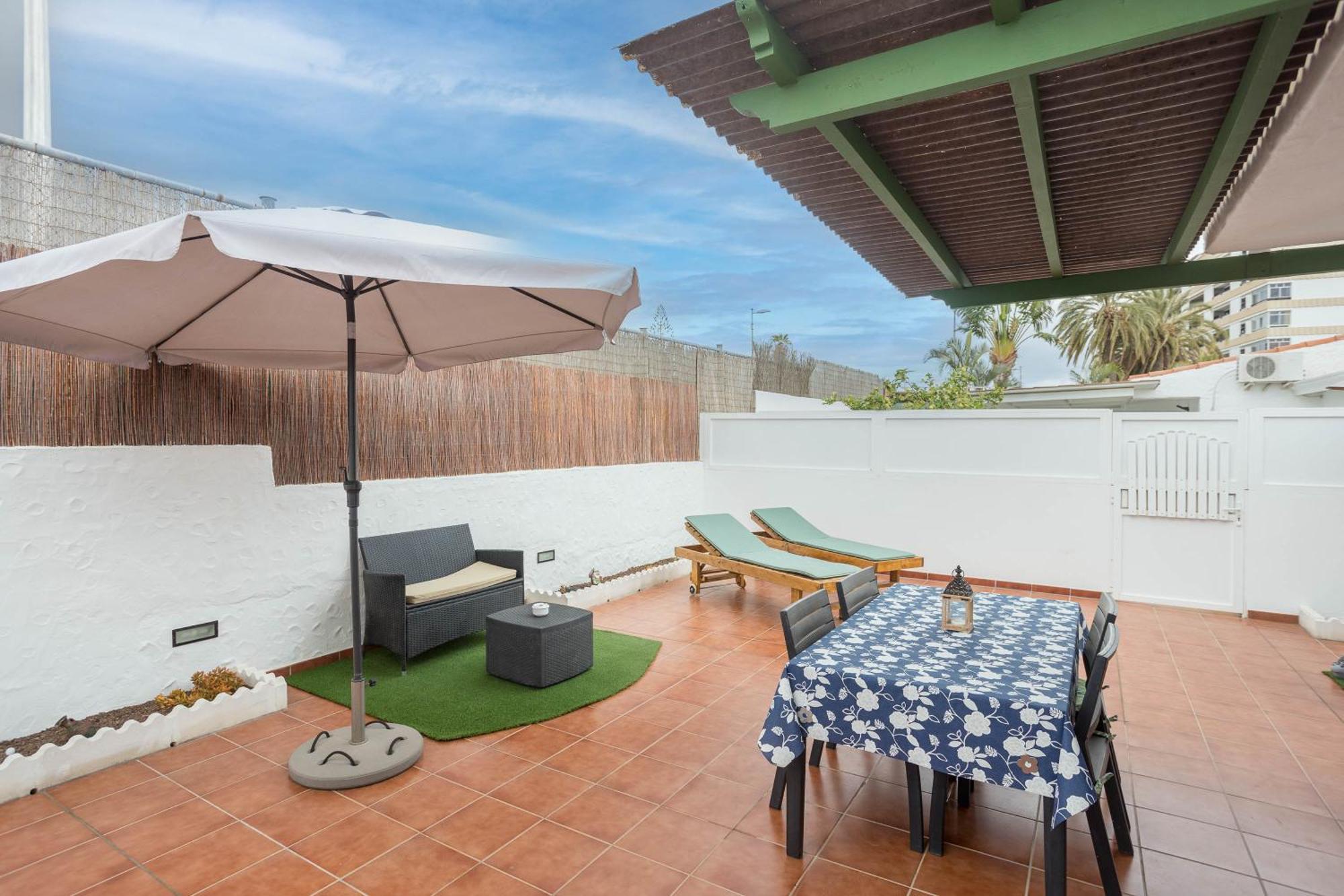 Private Chill-Out Terrace Bungalow - Pool San Bartolomé Buitenkant foto