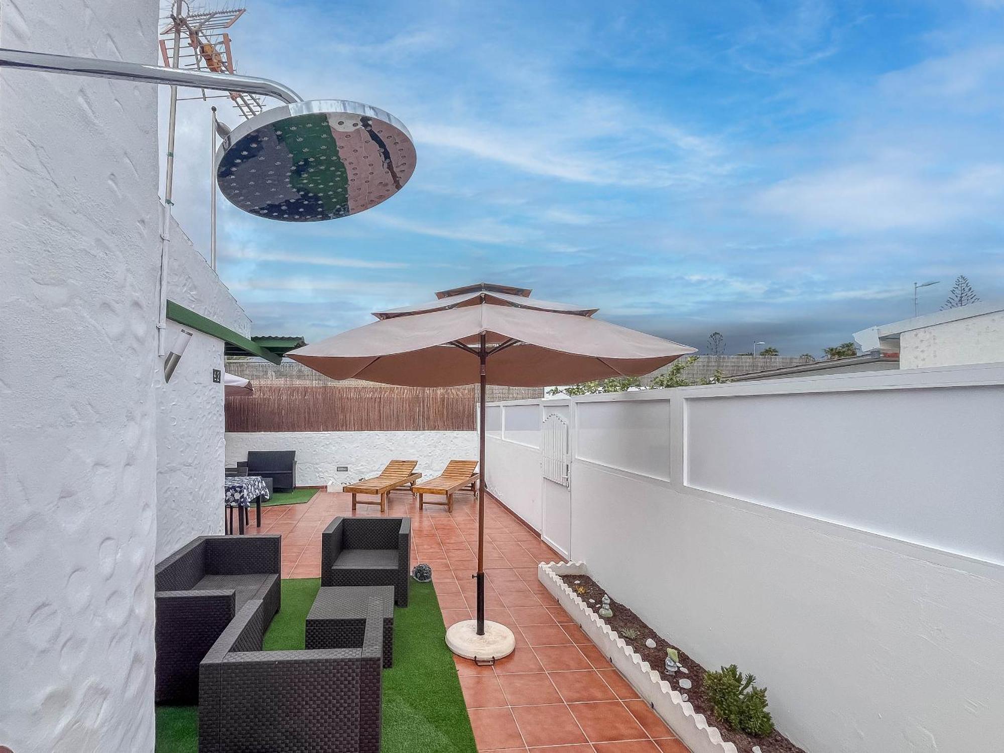 Private Chill-Out Terrace Bungalow - Pool San Bartolomé Buitenkant foto
